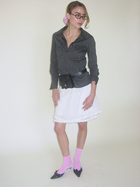 ANNA MOLINARI Lace Skirt
