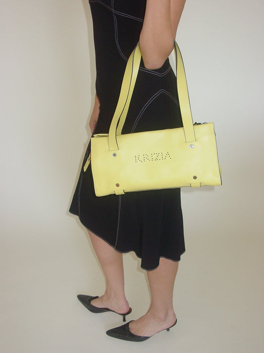 KRIZIA Chartreuse Handbag